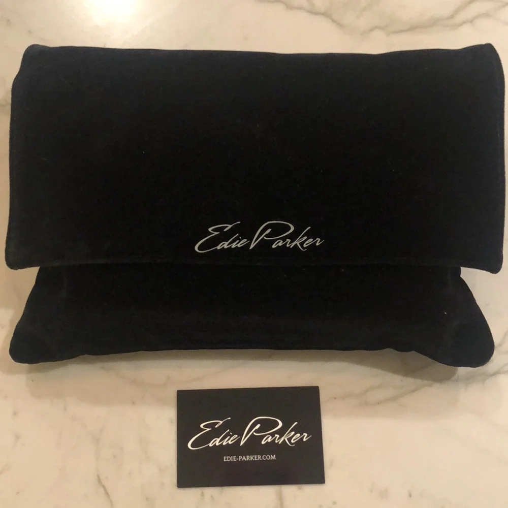 Authentic NWT, Edie Parker rainbow hard clutch w/strap - Picture 8 of 8